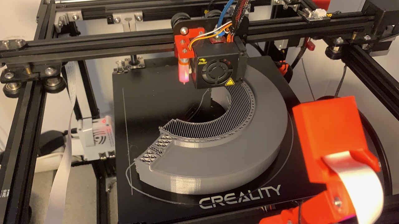 Printing one shell at a time on an Creality Ender5